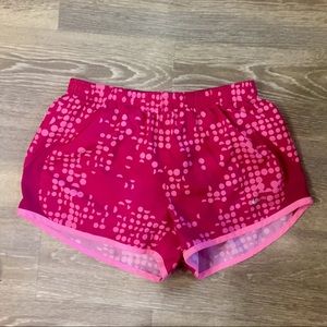 Pink polka dot Nike shorts